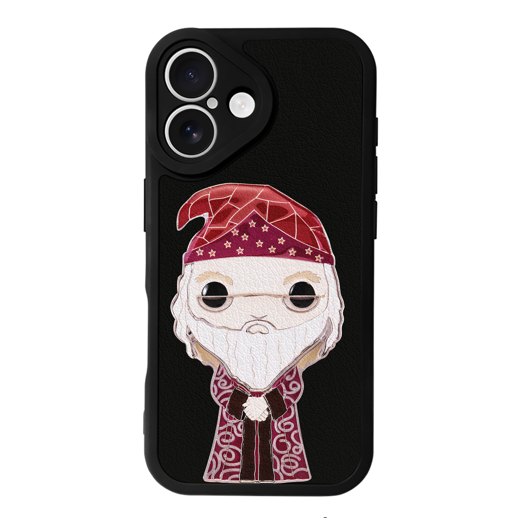 （画像用） Harry Potter ハリー・ポッターシリーズ 【iPhone 16シリーズ対応】シリコンスマホケース（レザー調） 材質：シリコン
